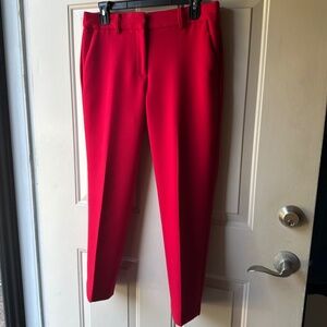 Talbots Women's Hampshire Ankle Straight Leg Red color. Size 6 P